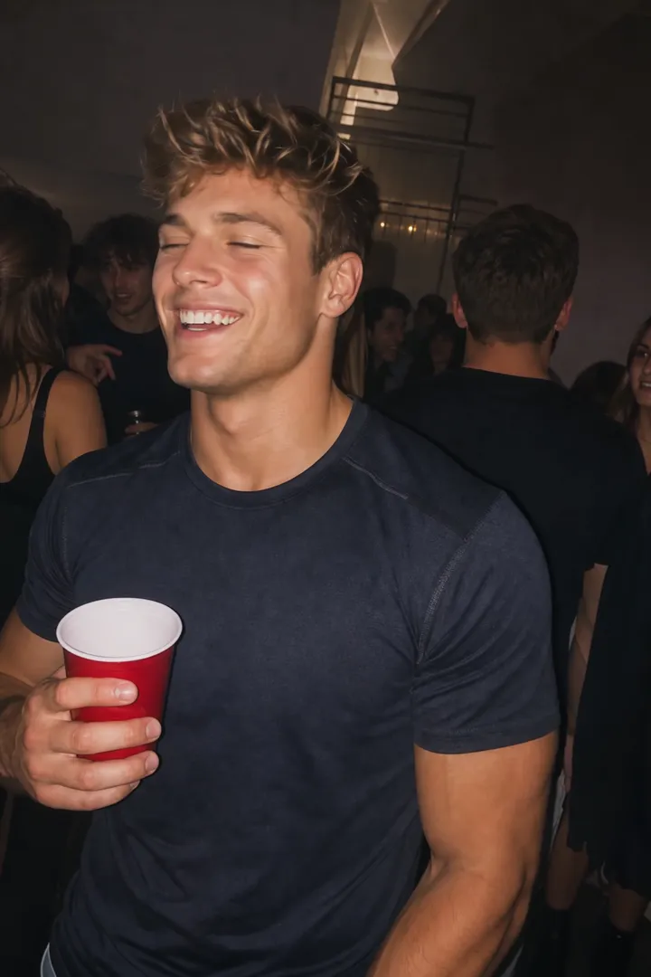 Chad looking amused